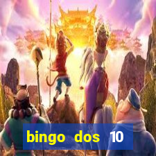 bingo dos 10 mandamentos da lei de deus